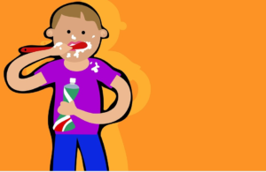 teeth brushing 
