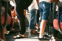 people standing on their feet