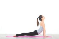 yoga exercising
