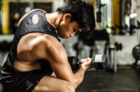 muscular arms